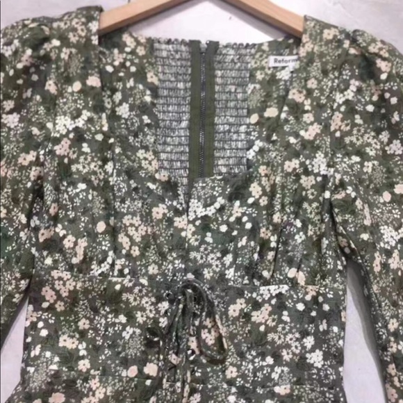 Reformation  Anton Linen Dress   100% linen  size 6 - Picture 6 of 10